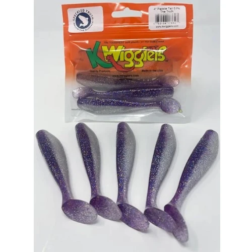 KWigglers 4″ Paddle Tail